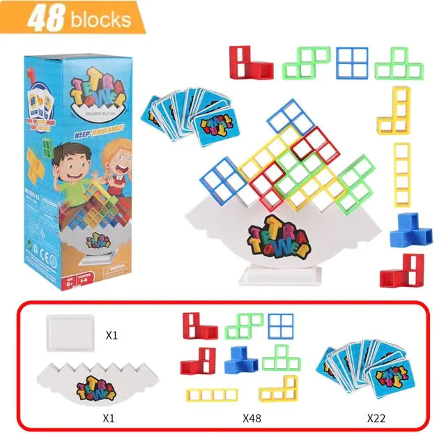 Stacking Blocks Tetra Tower Balance Game