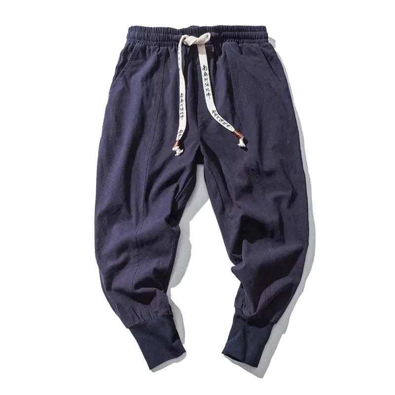 Cotton Linen Harem Pants for Men