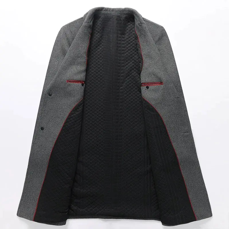 Men's Wool Trench Coat